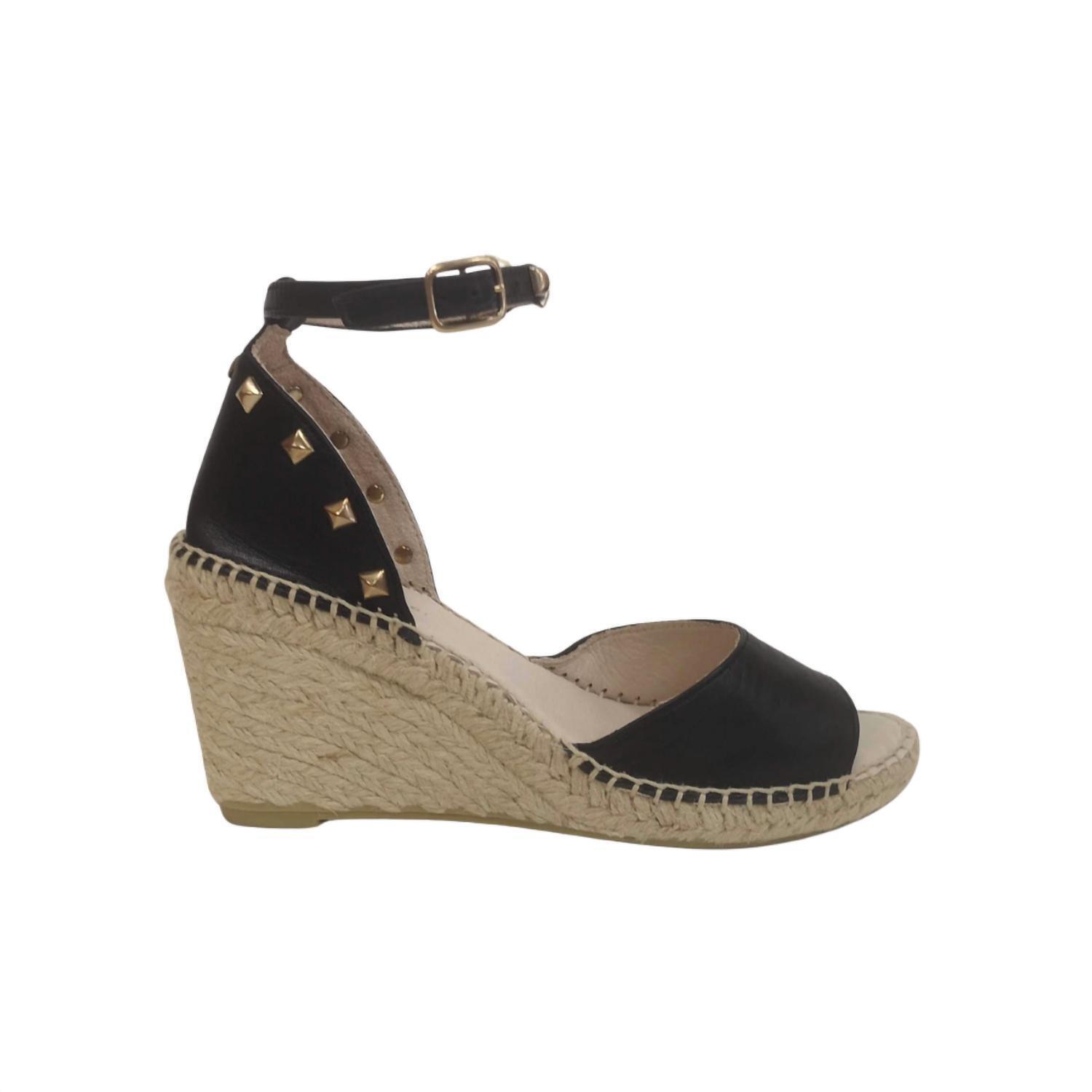 New Eric Michael Women's Val Sandal In Black